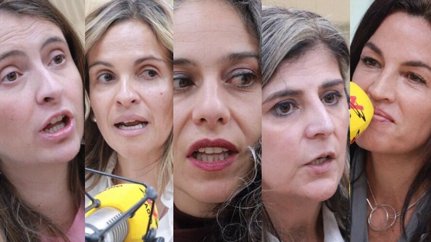 Paloma Valencia, Andrea Nieto, María José Pizarro, Laura Gil y Sofía Gaviria. Foto: Redacción W Radio