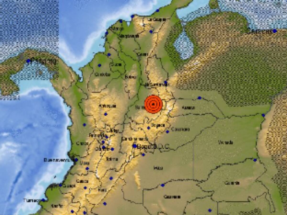 Fuerte temblor se sintió en la noche de este miércoles en Colombia