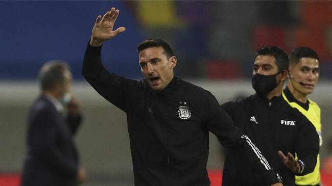 Lionel Scaloni, técnico de la selección argentina de fútbol. Foto: AGUSTIN MARCARIAN/POOL/AFP via Getty Images