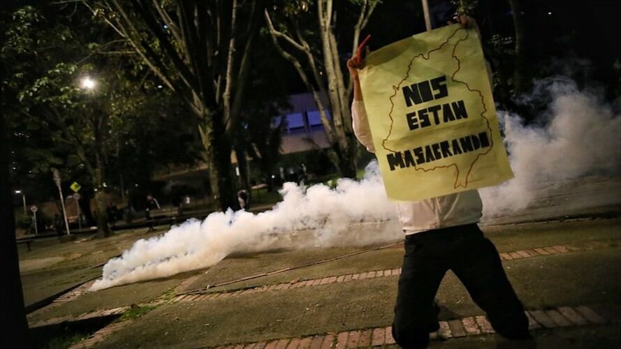 Del total de quejas recibidas por abuso de autoridad y exceso de la fuerza (376), más de la mitad llegaron al Ministerio Público luego del 9 de septiembre. Foto: Colprensa / SERGIO ACERO