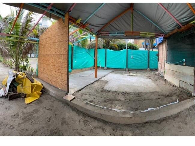 La Dimar ya conceptuó que las obras ocupan zona de bajamar y que debe intervenir en esto la Alcaldía Local 2. Foto: Cortesía