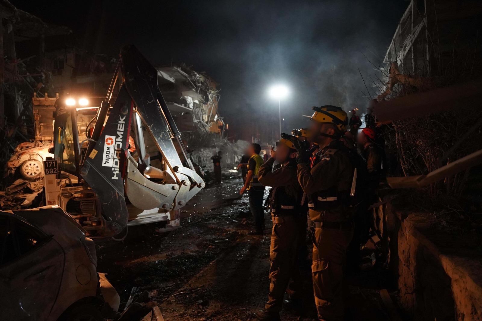 Cuerpos de emergencia de Israel. Foto: EFE/ Fuerzas de Defensa de Israel / 