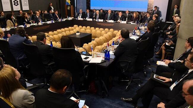 El presidente Iván Duque le pidió a los cancilleres del Tratado Interamericano de Asistencia Recíproca, TIAR, que no se utilice la fuerza como una salida a la crisis en Venezuela.. Foto: