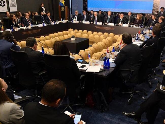 El presidente Iván Duque le pidió a los cancilleres del Tratado Interamericano de Asistencia Recíproca, TIAR, que no se utilice la fuerza como una salida a la crisis en Venezuela.. Foto: