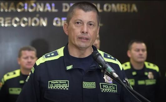 General Tito Castellanos. Foto: Cortesía Policía.