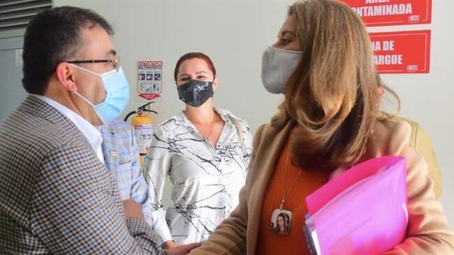 "Hay que seguir avanzando en el empoderamiento de las mujeres en lo político, social, empresarial, en las ciudades y el campo", dijo Ramírez. . Foto: Vicepresidencia de la República