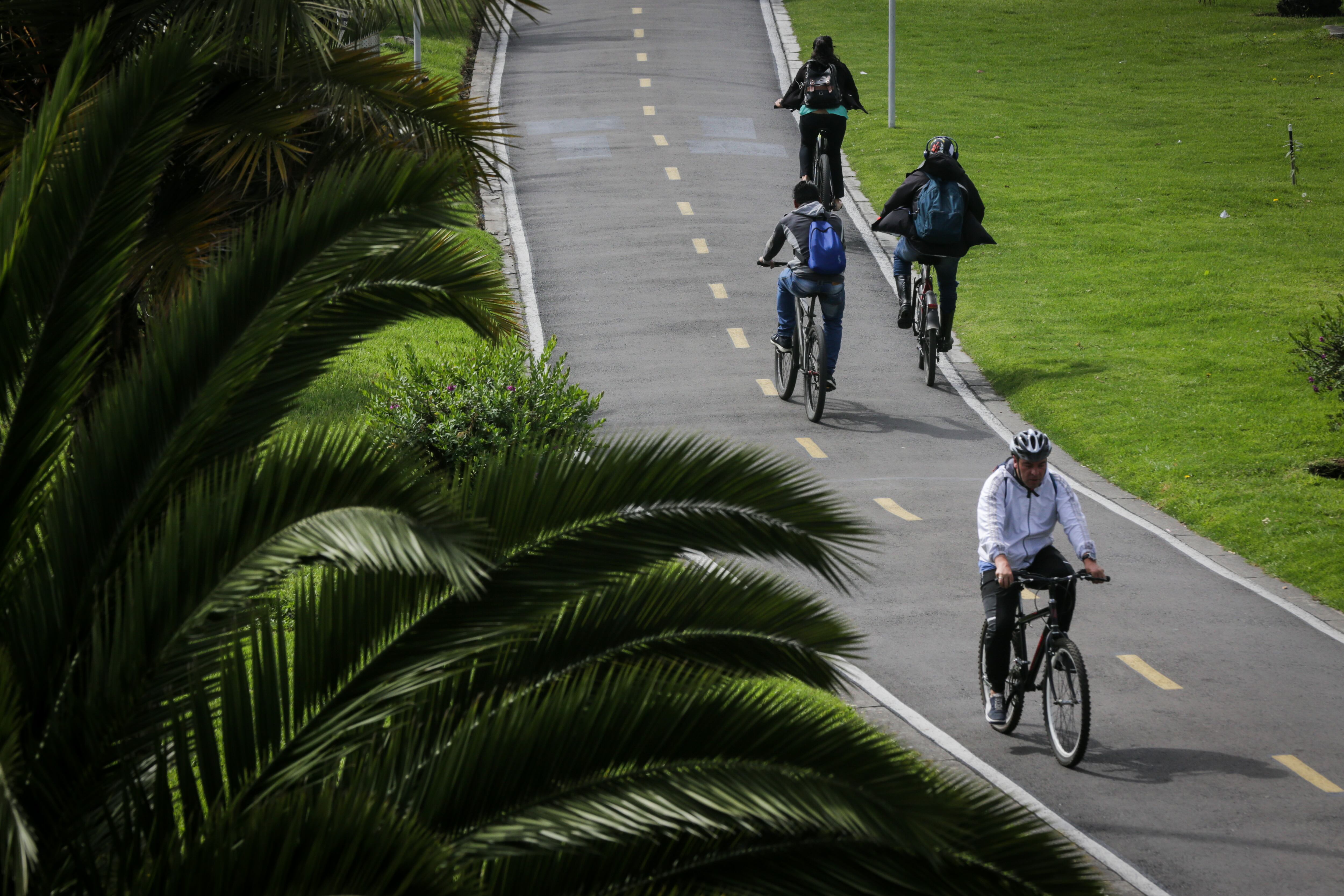 Imagen de referencia de bicicletas en Bogotá. (Colprensa-Mariano Vimos)