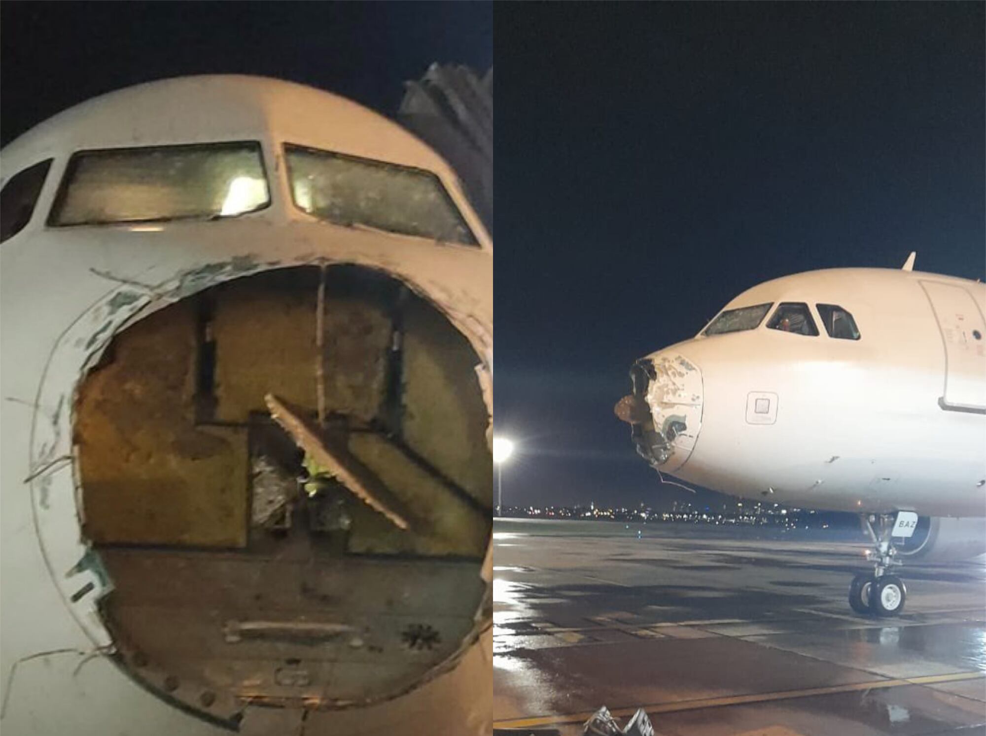 Vuelo Latam que aterrizó de emergencia en Paraguay.