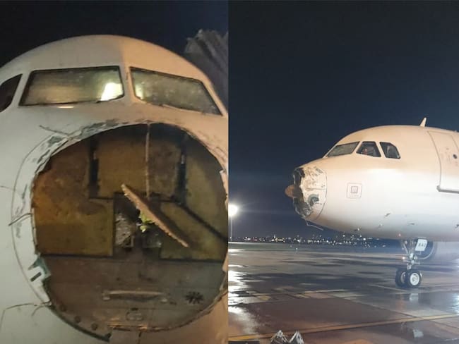 Vuelo Latam que aterrizó de emergencia en Paraguay.