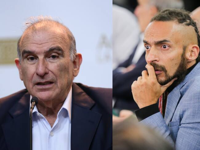 Senador Humberto de la Calle y representante Daniel Carvalho. Fotos: Colprensa.