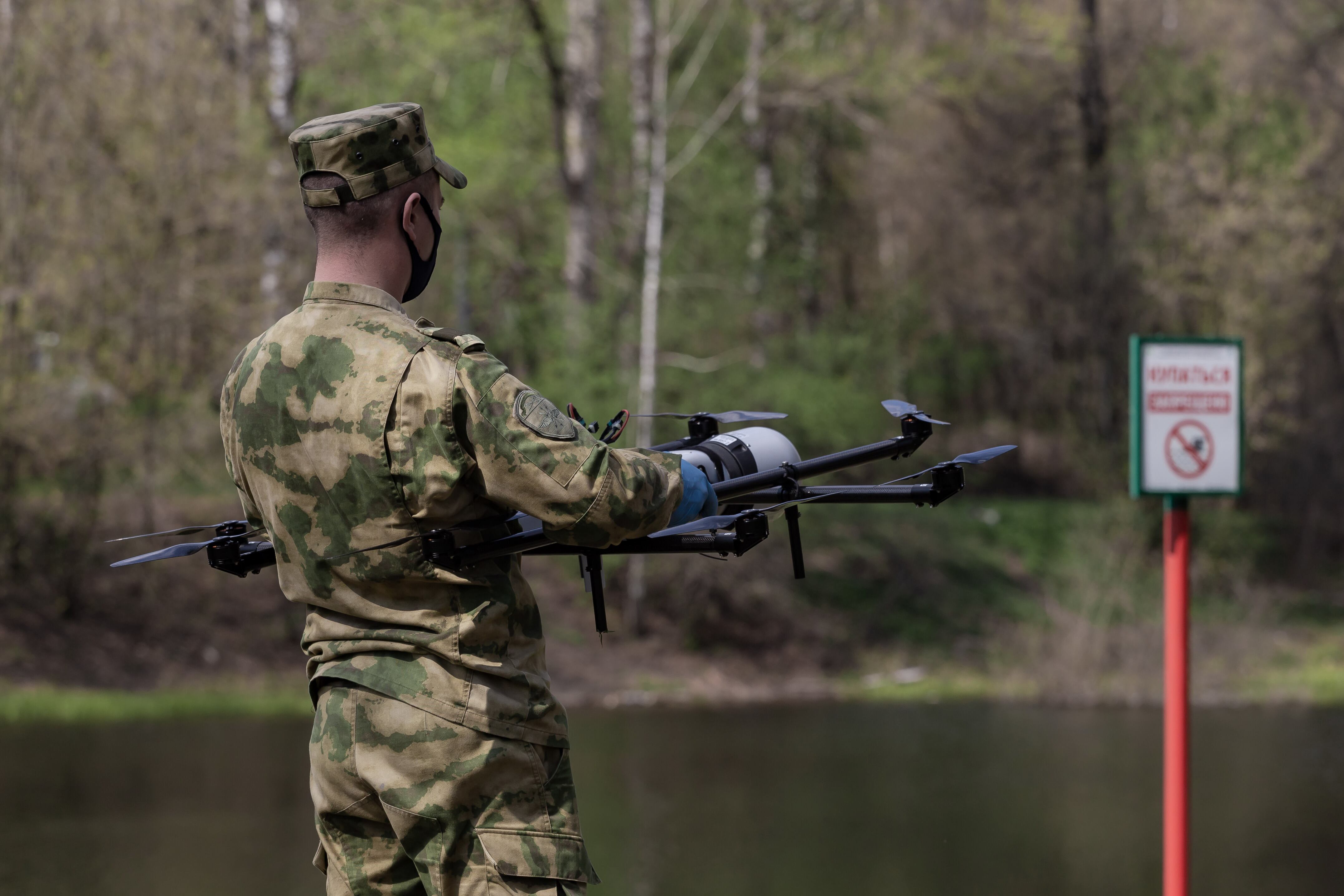 Operación de drones en Rusia. Foto de referencia. (Foto: Mihail Tokmakov/SOPA Images/LightRocket via Getty Images)