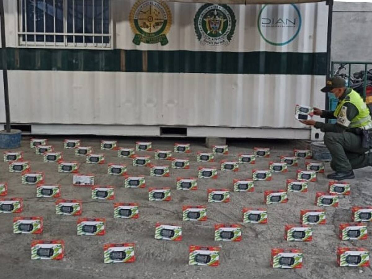 Polfa incautó $187 millones en mercancía de contrabando en Santa Marta