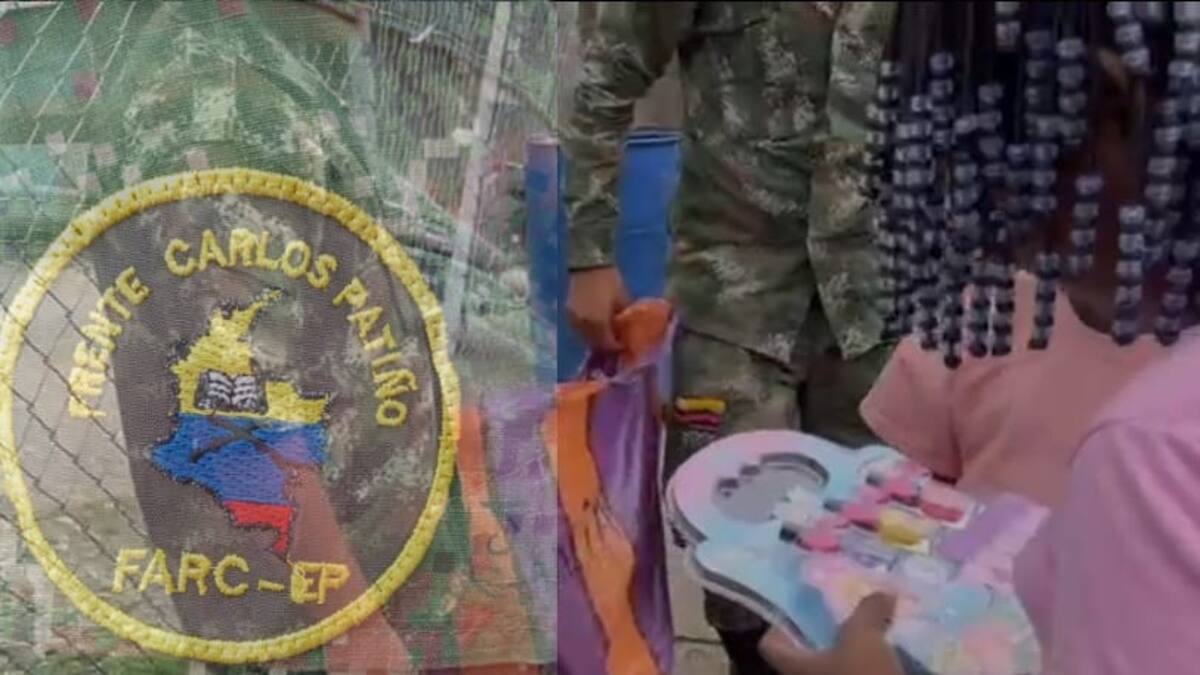 Polémica en el Cauca por las disidencias que entregaron regalos