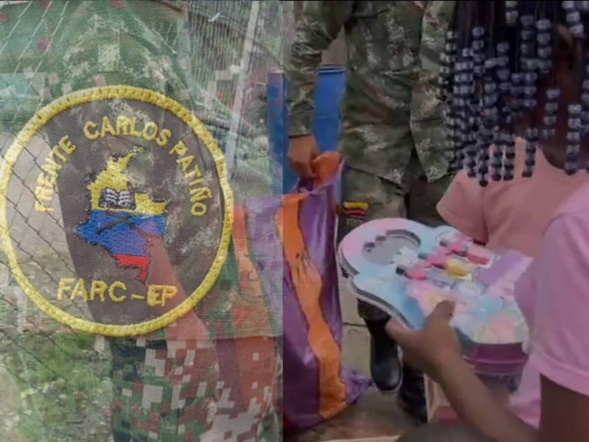 Polémica en el Cauca por las disidencias que entregaron regalos