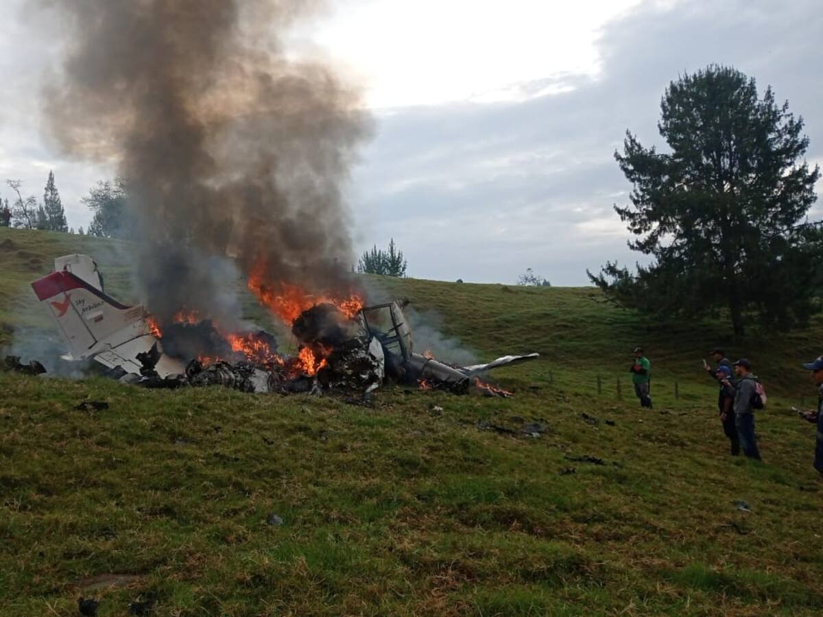 Accidente aéreo en ruta Montería – Medellín dejó cuatro personas muertas