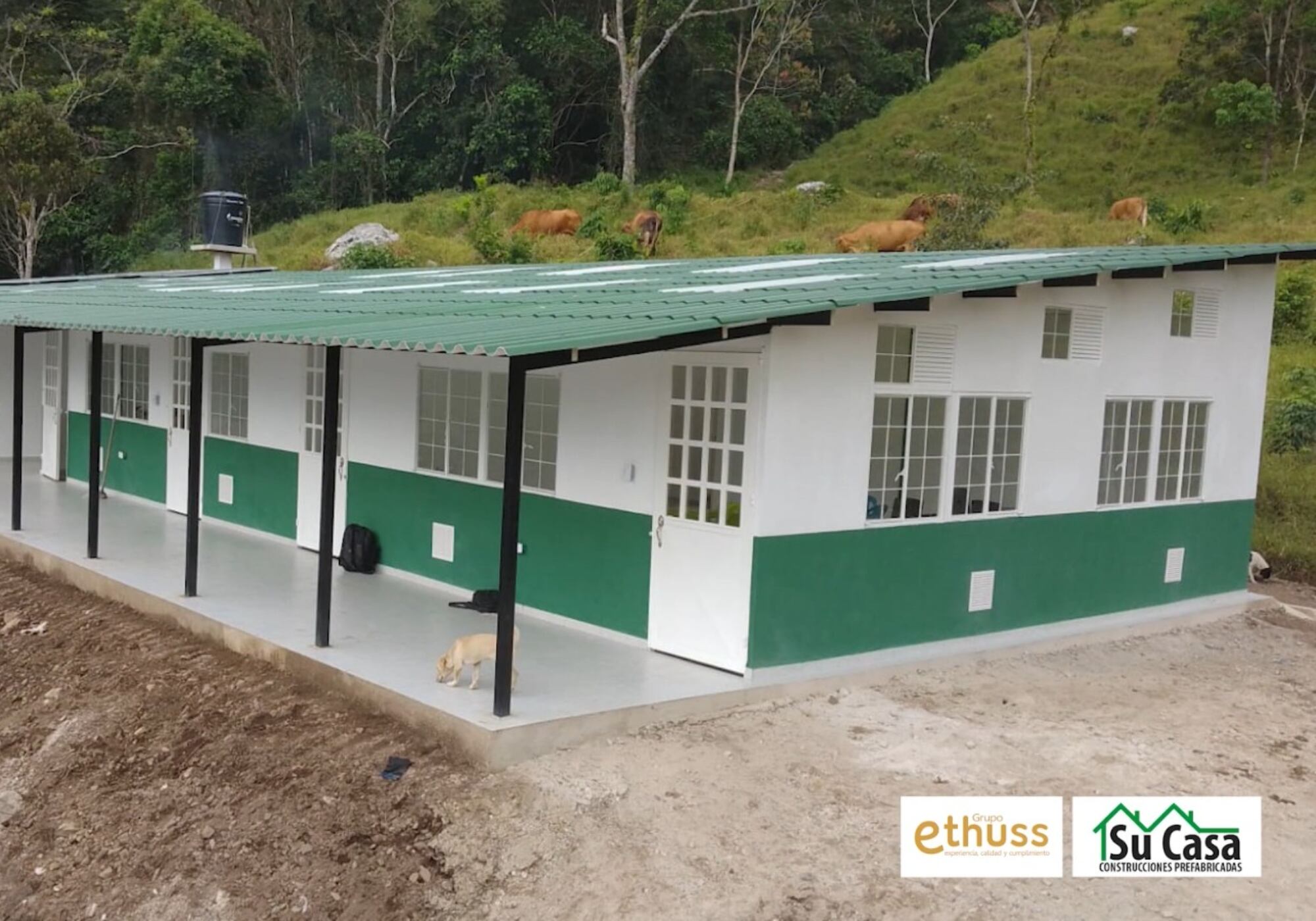 Escuela I.E. Valentín García en Labranzagrande.