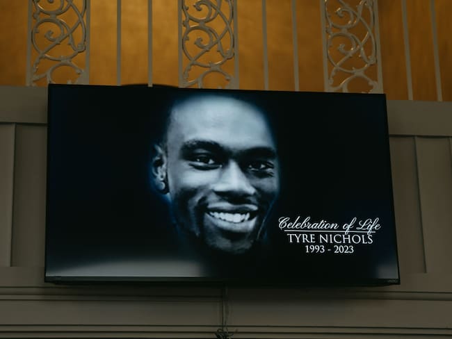 Homenajes por la muerte de Tyre Nichols. (Photo by Lucy Garrett/Getty Images)