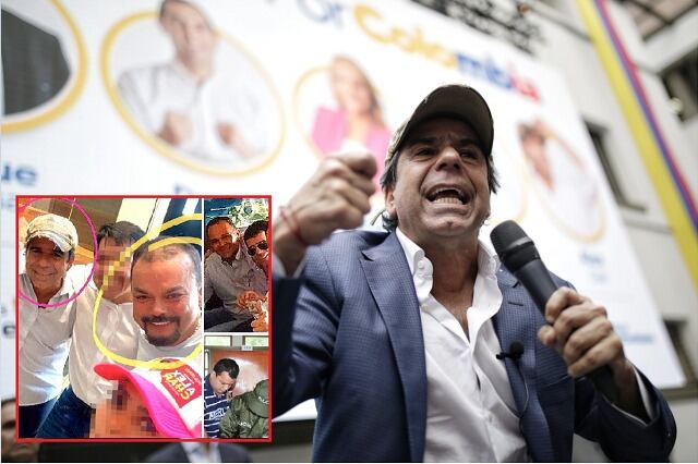 Alex Char y la foto con exnarco capturado junto a amigo del ‘Ñeñe’ . Fotos: Colprensa / Redacción W Radio