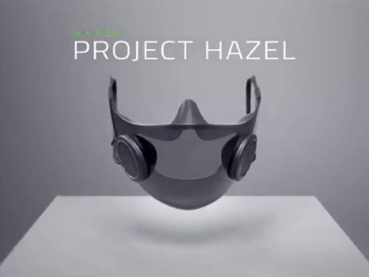 Project Hazel, el tapabocas inteligente con iluminación y ventilación