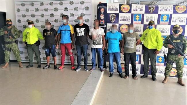 Las capturas se dieron en medio de una operación adelantada en Cartagena, Barranquilla y Santa Marta . Foto: Twitter Fiscalía General de la Nación