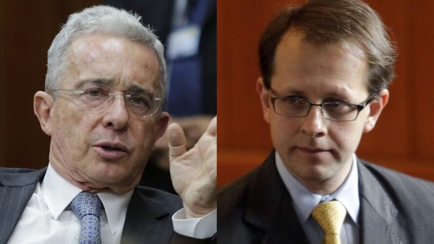 Álvaro Uribe visitó a Andrés Felipe Arias en su lugar de reclusión. Foto: Colprensa