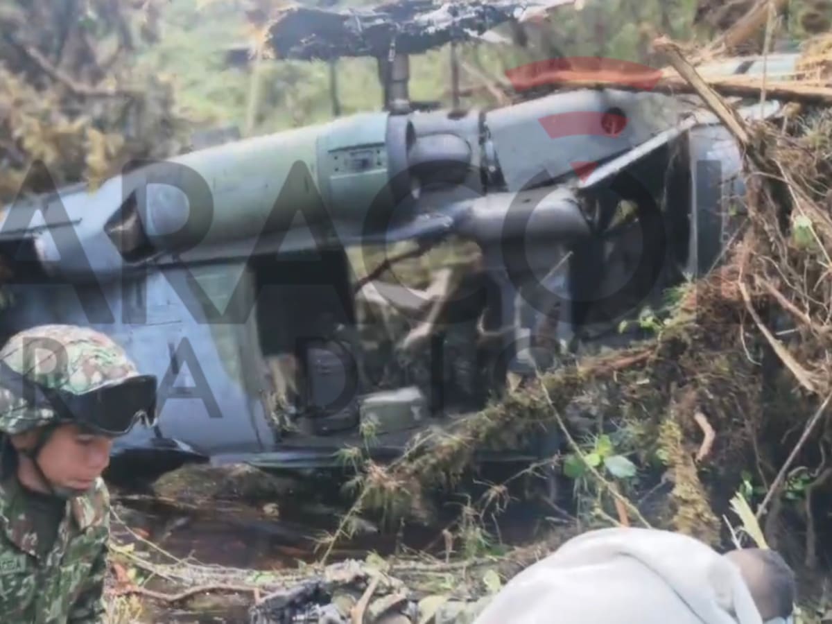 “Pensamos que iba a estallar”: soldados que sobrevivieron al accidente de un helicóptero del EJC