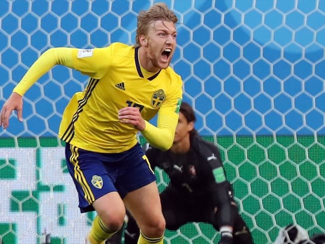 Suecia esperaba que la Selección Colombia avanzara a cuartos de final: Emil Forsberg