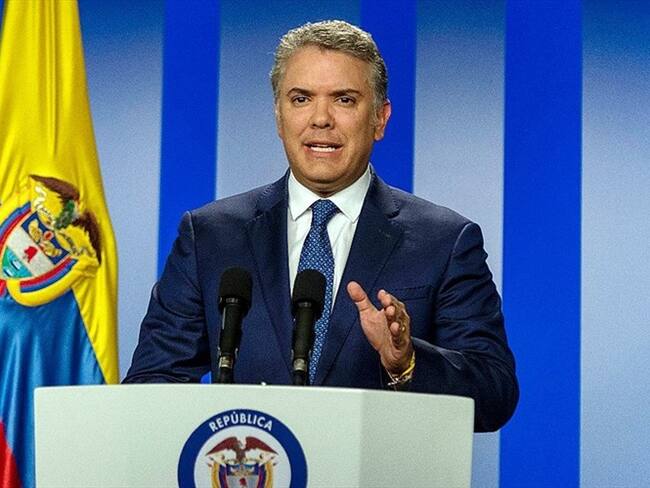 "Para toda Colombia hoy es claro que el ELN no tiene voluntad genuina de paz": Iván Duque. Foto: Agencia EFE