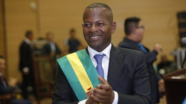 En su discurso, el mandatario aseguró que trabajará en conjunto con todos los sectores de la sociedad caucana para sacar adelante el departamento . Foto: Gobernación del Cauca