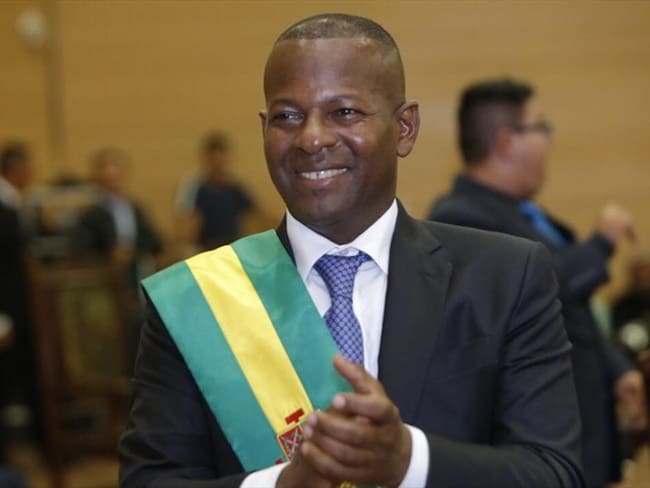 En su discurso, el mandatario aseguró que trabajará en conjunto con todos los sectores de la sociedad caucana para sacar adelante el departamento . Foto: Gobernación del Cauca