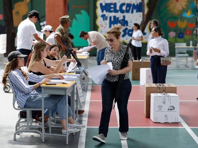 Elecciones Ecuador. 20 de agosto de 2023. Foto: EFE/ Mauricio Dueñas Castañeda.