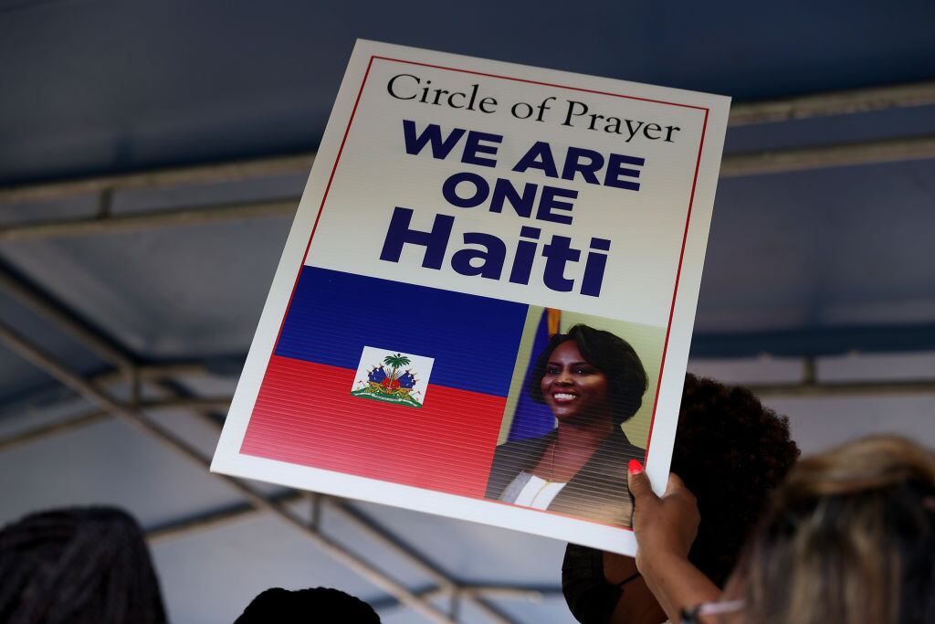 Martine Moise, viuda del presidente haitiano Jovenel Moise. Foto: Getty Images.