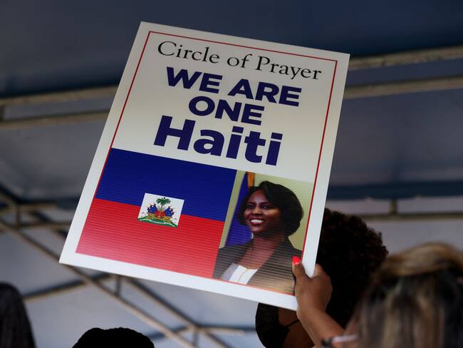 Martine Moise, viuda del presidente haitiano Jovenel Moise. Foto: Getty Images.