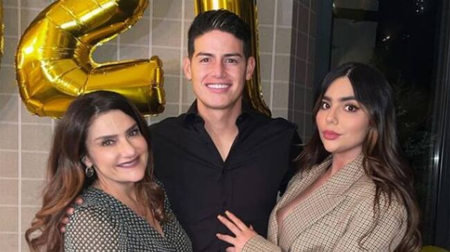 Le hicieron una imperdible broma a James Rodríguez. Foto: Instagram: @juanavalentina
