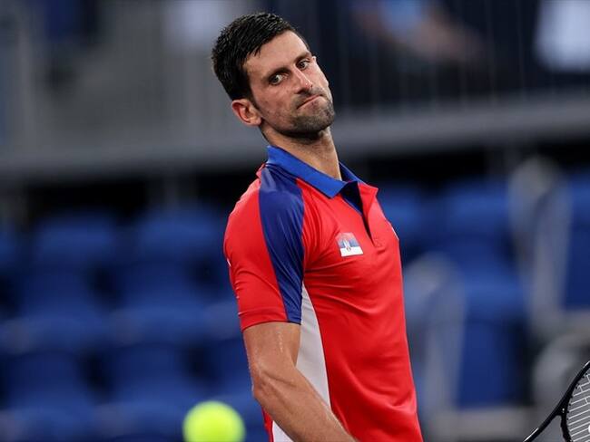 Novak Djokovic perdió la medalla de bronce de los Juegos Olímpicos de Tokio 2020. Foto: Clive Brunskill/Getty Images