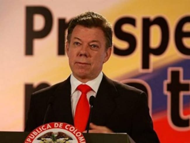 El presidente de la República, Juan Manuel Santos. Foto: Colprensa.