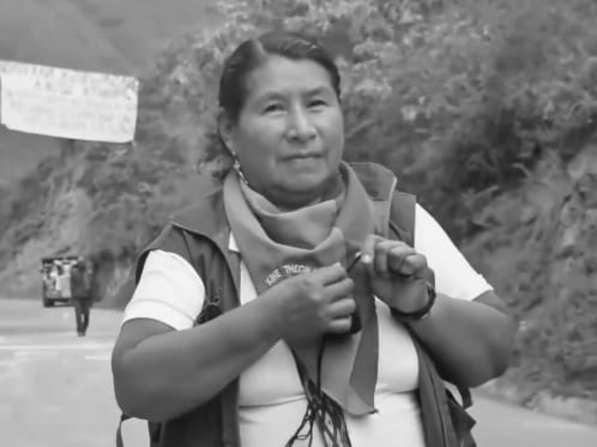 Dirigente indígena murió tras el ataque de las disidencias en el Cauca
