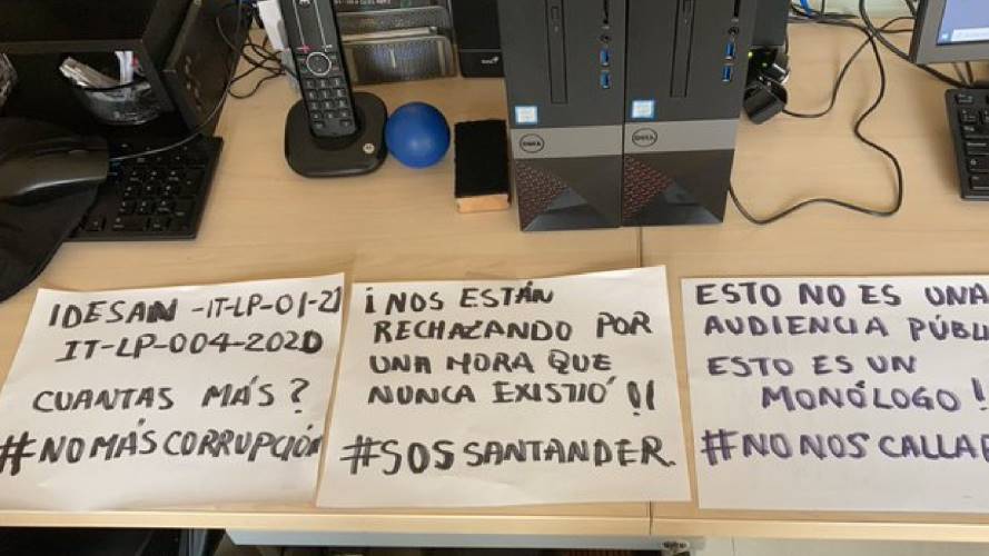 audiencia licitatoria / suministrada