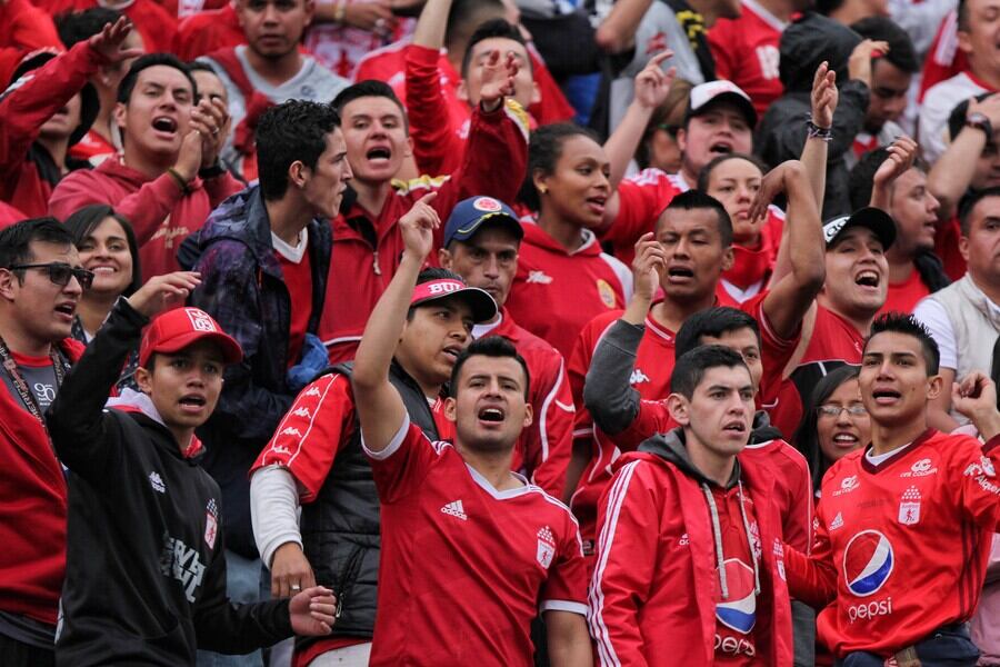 Imagen de referencia de aficionados de fútbol. Foto: Colprensa.