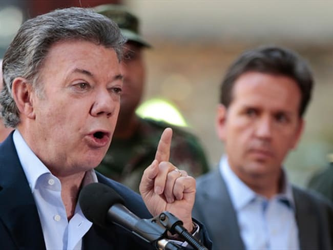 Juan Manuel Santos, presidente de Colombia. Foto: Colprensa.