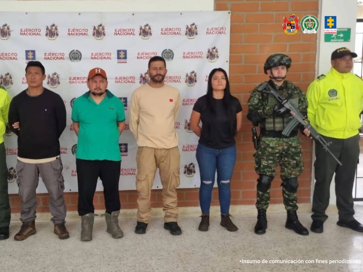 Cuatro disidentes de las Farc van a prisión tras ser capturados en vehículos de la UNP