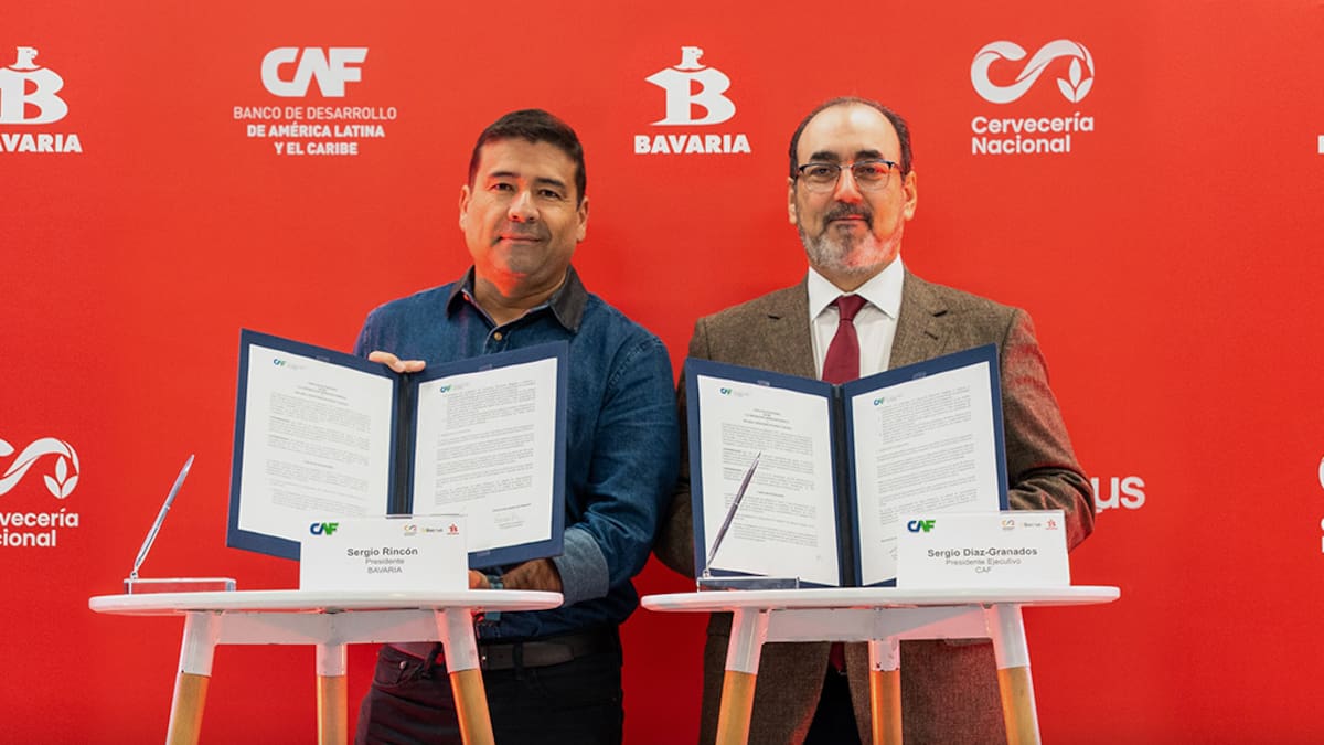 Bavaria y CAF sellan alianza regional para transformar los negocios de barrio