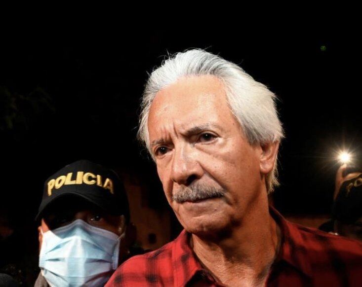 José Rubén Zamora. Foto: Twitter Juan Carlos Irragorri