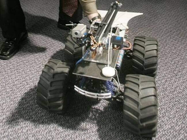 El MARCbot fue diseñado para las operaciones militares de EE.UU. en Irak y Afganistán por la firma Exponent.. Foto: BBC Mundo