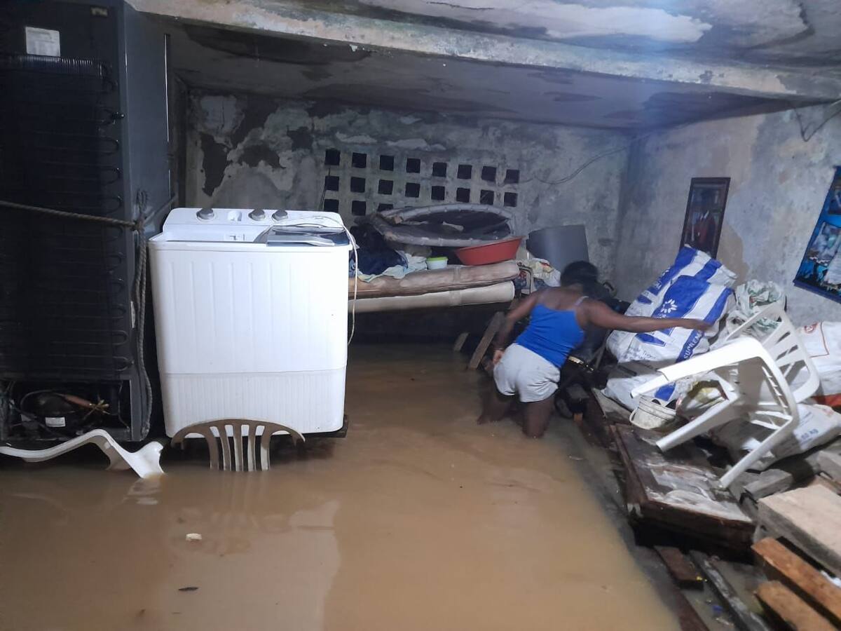 Con el agua al cuello amaneció el municipio de López de Micay, Cauca