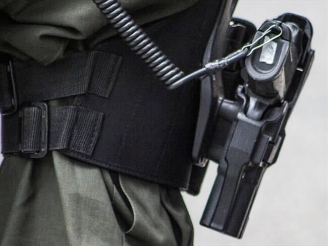 Referencia de un policía en Colombia. Foto: Getty Images: Daniel Garzn Herazo / EyeEm