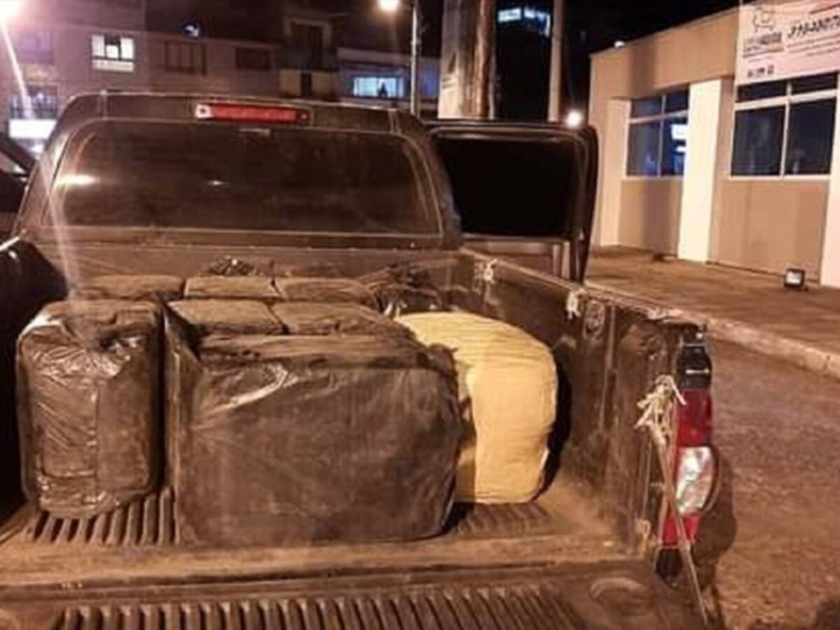 En Caldas hallaron varios kilos de marihuana después de un accidente de tránsito