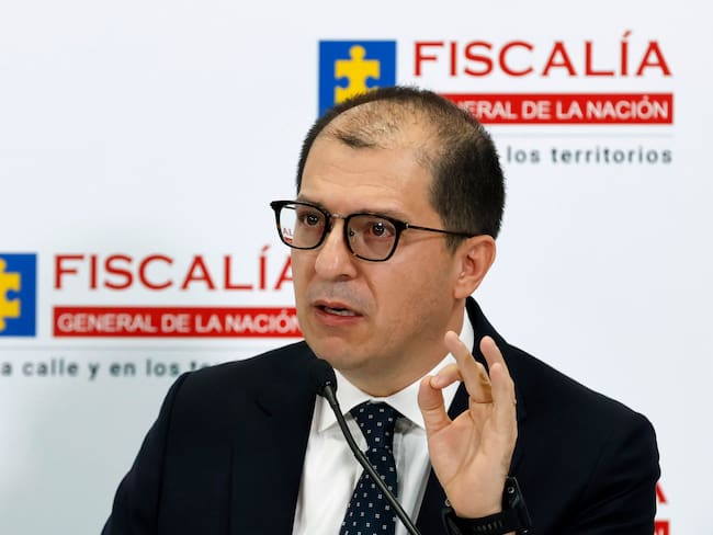 El fiscal general de Colombia, Francisco Barbosa. Foto: EFE.