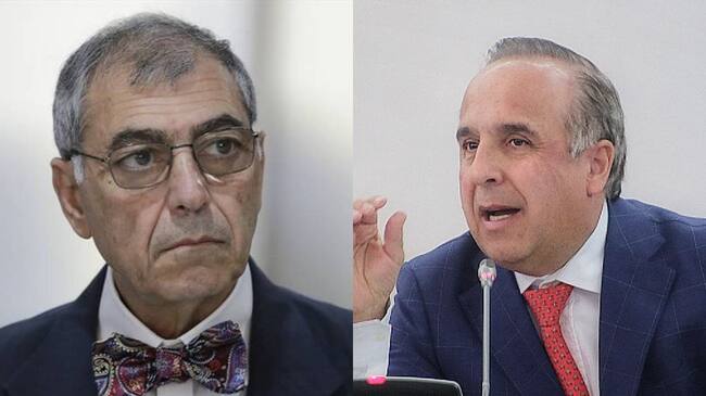 Alcalde de Cartagena y ministro de Transporte. Fotos: Cortesía y Colprensa.