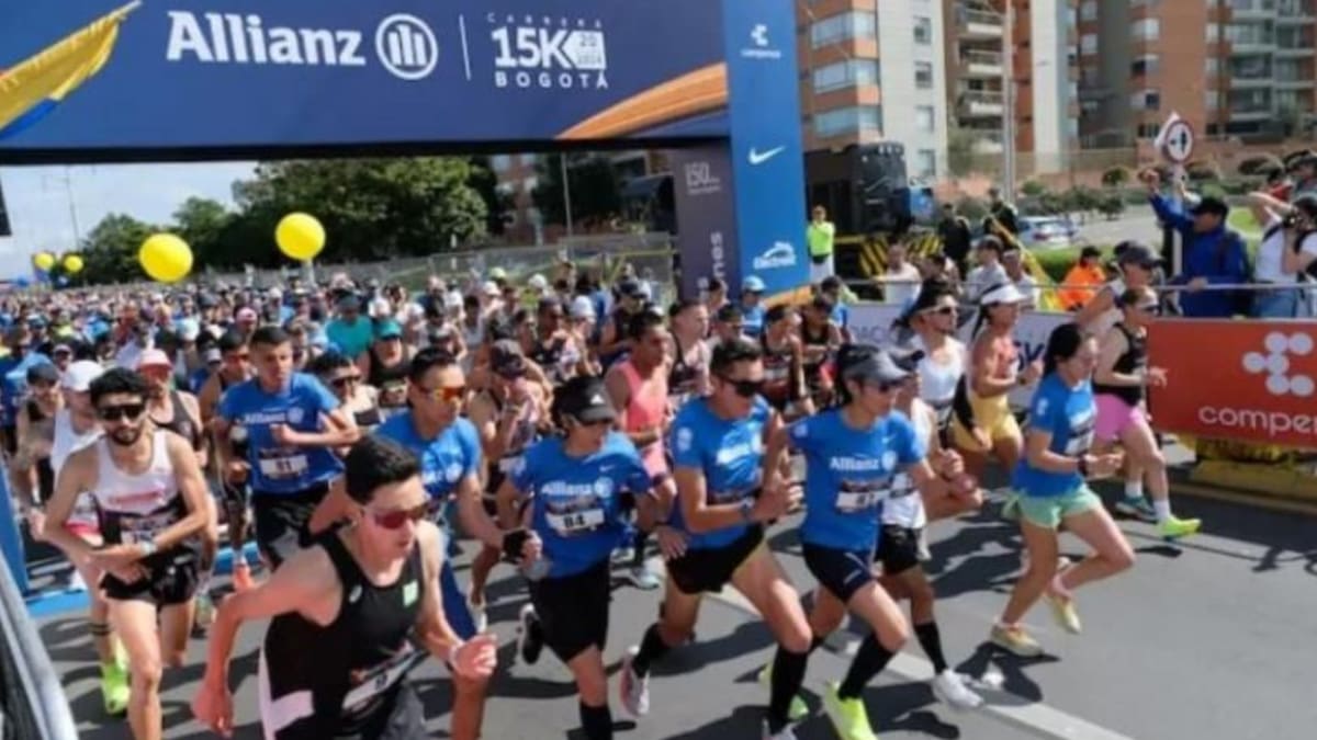 Murió participante de la Carrera Allianz 15K Bogotá 2025